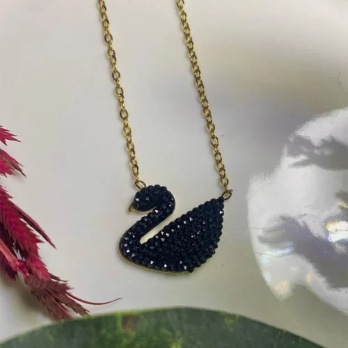 black swan pendant