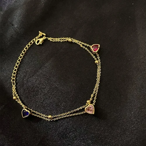 heart anklet