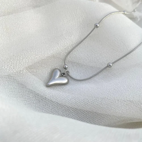 heart pendant silver